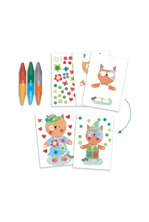 Coffret multi-activités Les animaux et leurs maisons Djeco 2