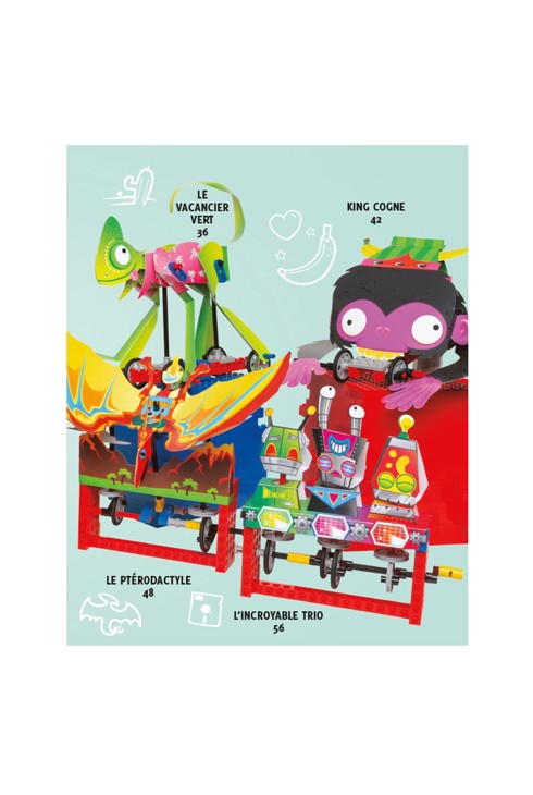 Livre LEGO ROBOTS ANIMES 2