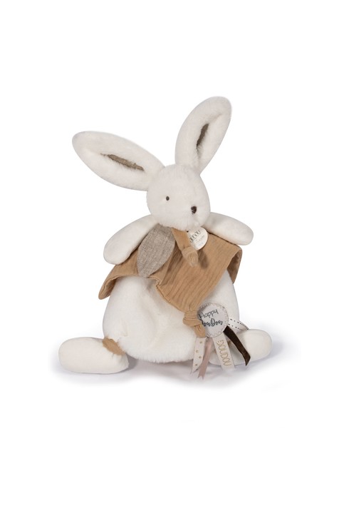 Doudou lapin pompon naturel Doudou et Compagnie 2