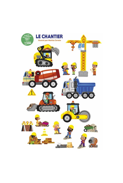 Pochette Mes gommettes Lito, le chantier 2