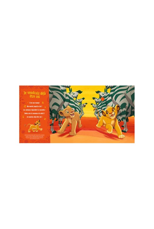 Livre sonore Roi Lion mes premières chansons - Hachette Jeunesse 2