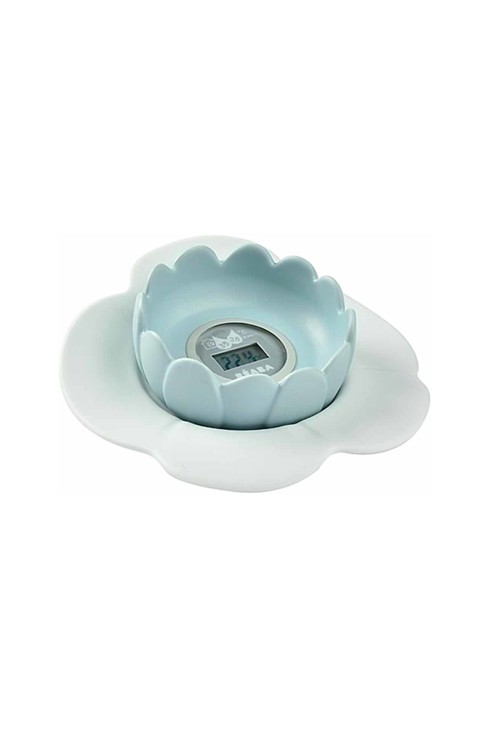 Thermomètre de bain numérique Lotus bleu vert Beaba 2