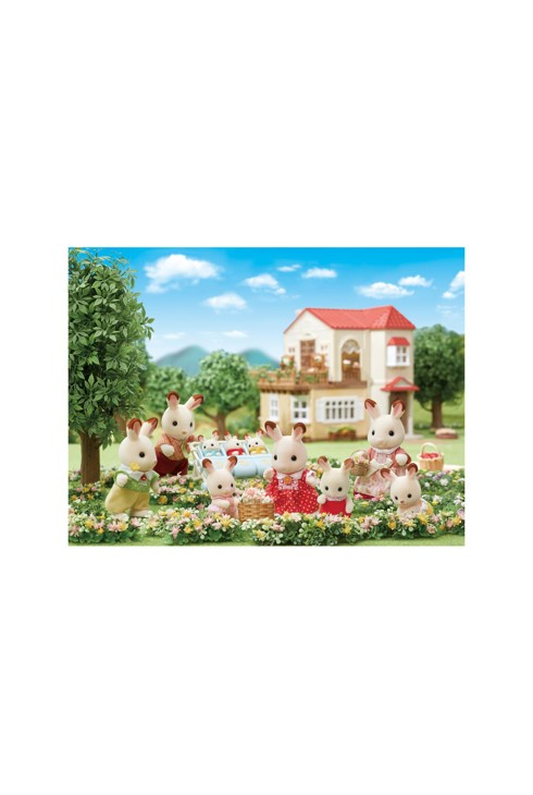 5655 La famille lapin chocolat Sylvanian 2