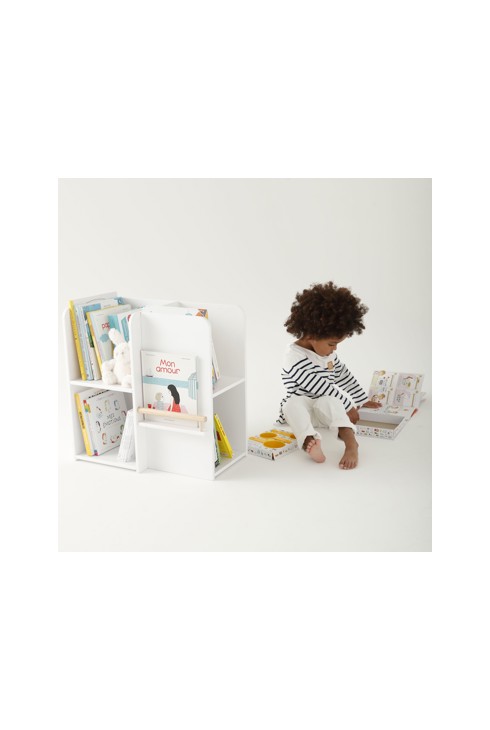 Petite bibliothèque multifaces blanc Oxybul 2
