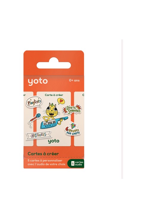 Carte histoire audio YOTO, Carte à créer Yoto Pack de 5 2