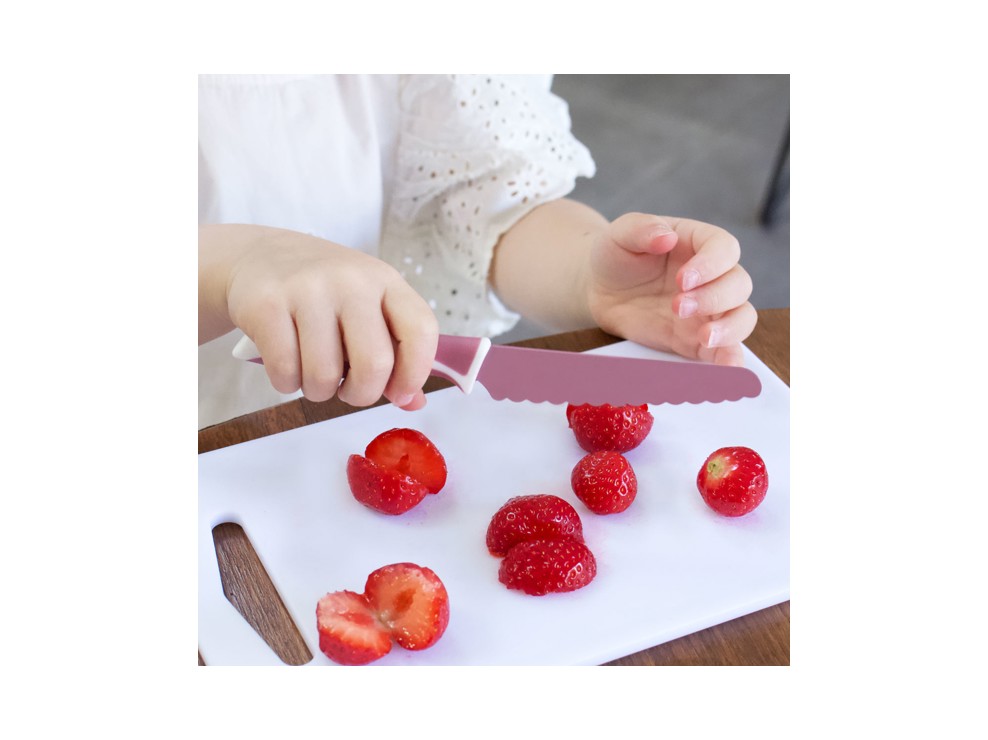 Couteau d'apprentissage bleu KIDDIKUTTER 2