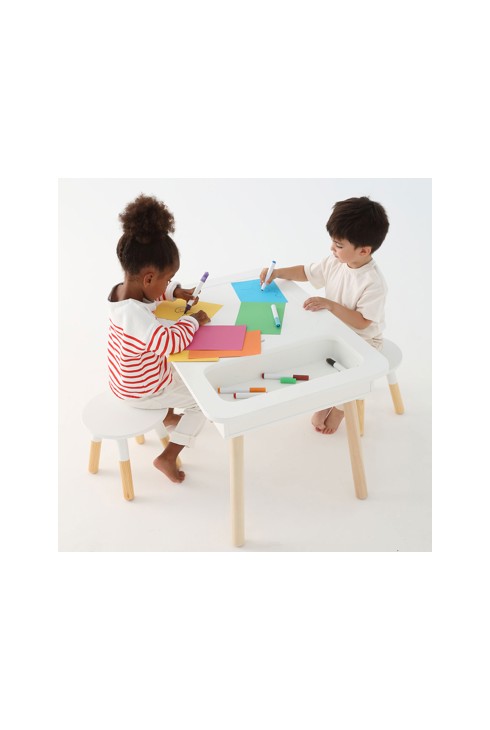 Table de jeux 4 en 1 bois Oxybul 2