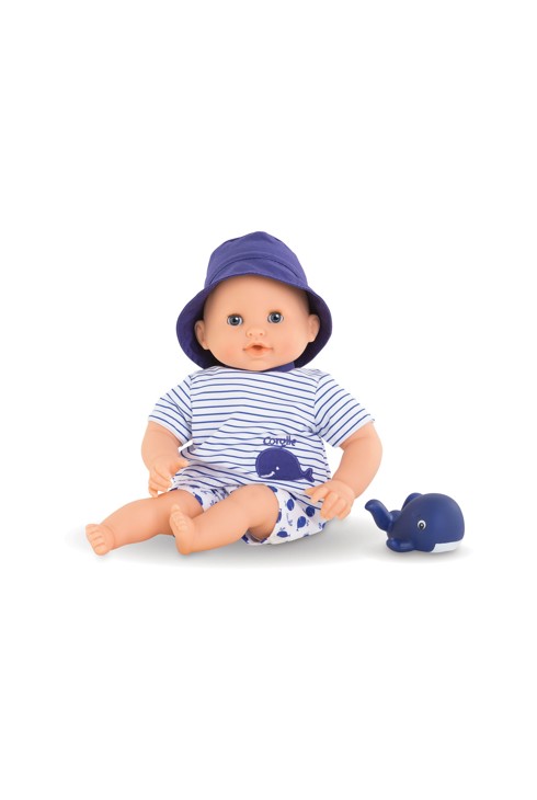 Premier poupon de bain marin bleu Corolle 2