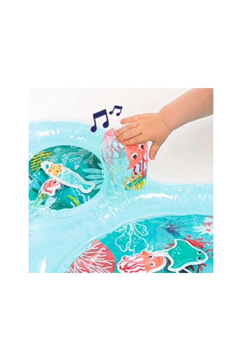 Maxi tapis d'eau bleu vert LUDI 2