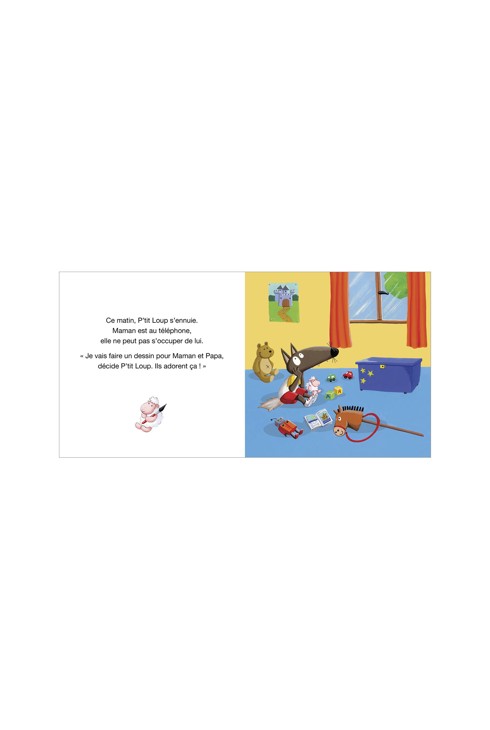Livre P'tit loup fait des bêtises - Auzou 2