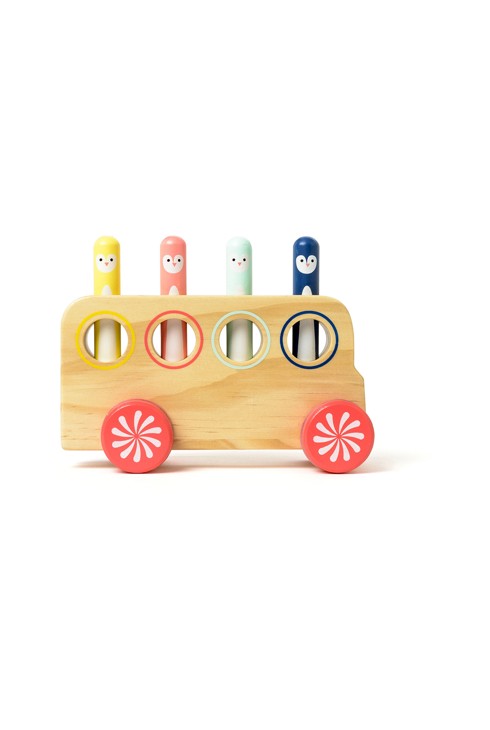 Bus en bois pop up Oxybul 2