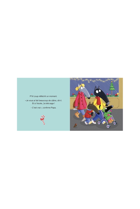 Livre P'tit loup attend le père Noël 2
