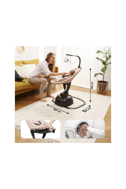 Balancelle Swoon évolution Connect Mocca BABYMOOV 2