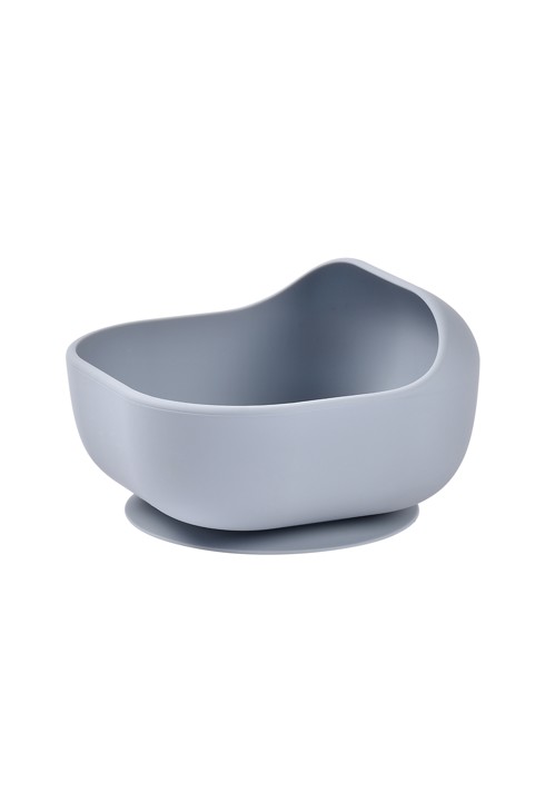 Bol en silicone avec ventouse Gris BEABA 2