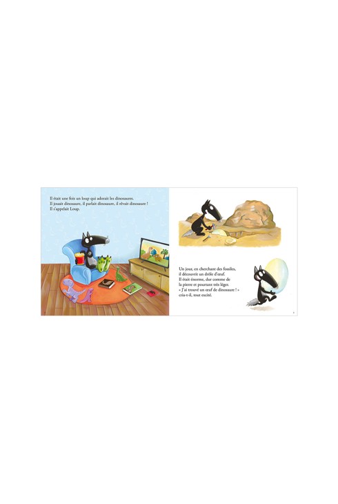 Livre Le loup qui adorait les dinosaures 2