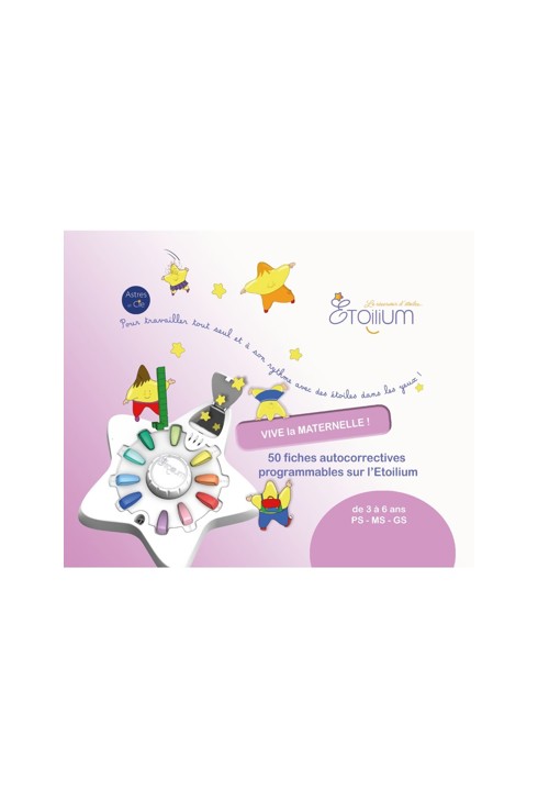 Carnet Vive la maternelle pour l'étoilium Astres & Cie 2
