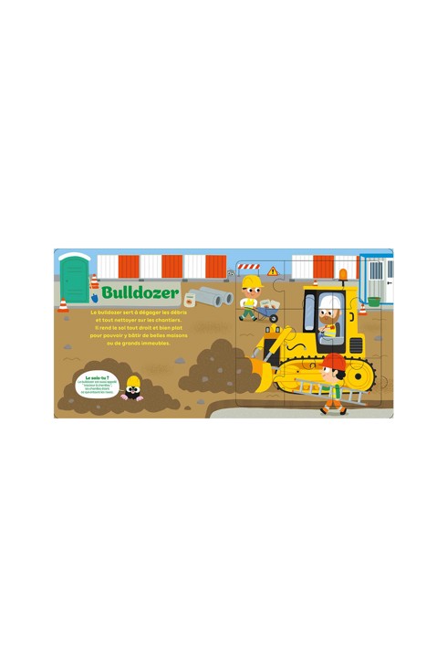 Livre Puzzle 9 p engins de chantier 2
