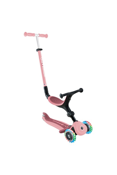 Trottinette évolutive Go Up Active Lights rose pastel Globber 2