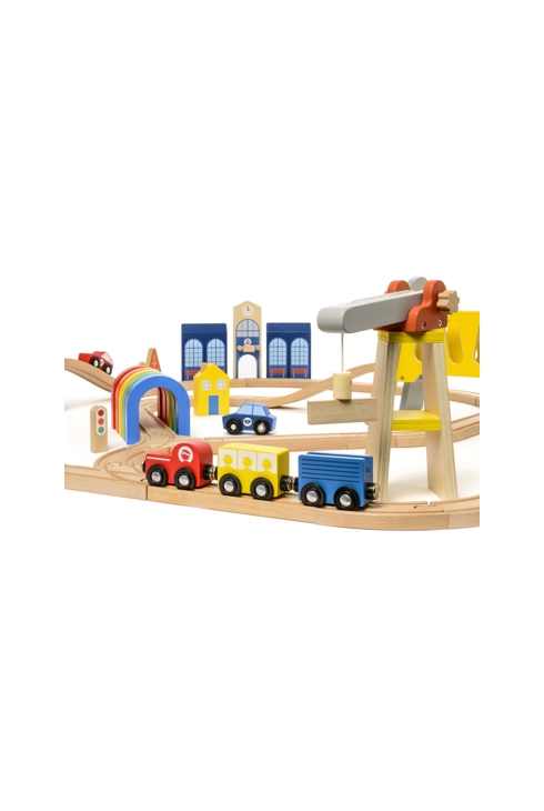 Circuit de train 64 pièces Oxybul 2