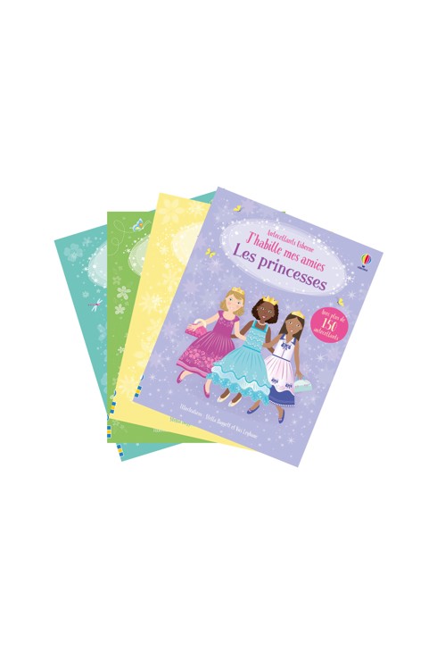 Livre Ma valisette, j'habille mes amies, princesses, fées filles et ballerines 2