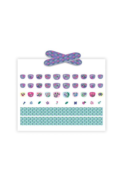 Stickers ongles Petites fleurs Djeco 2