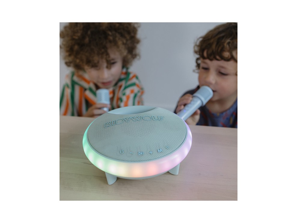 KidyKaraoké Enceinte Karaoké portable avec 2 micros Kidywolf 2