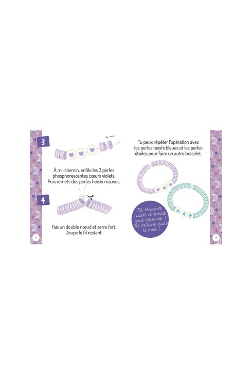 Coffret mon superbe bijou, collection de bracelets phosphorescents 2