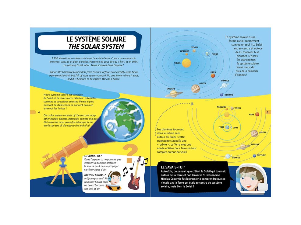 Puzzle et livre l'Espace Coffret Découverte Sassi 2