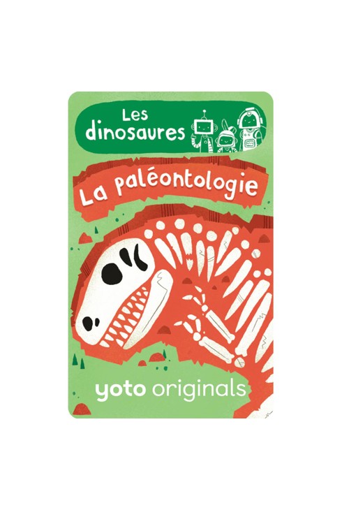 Carte histoire audio YOTO, Explorobots les dinosaures 2