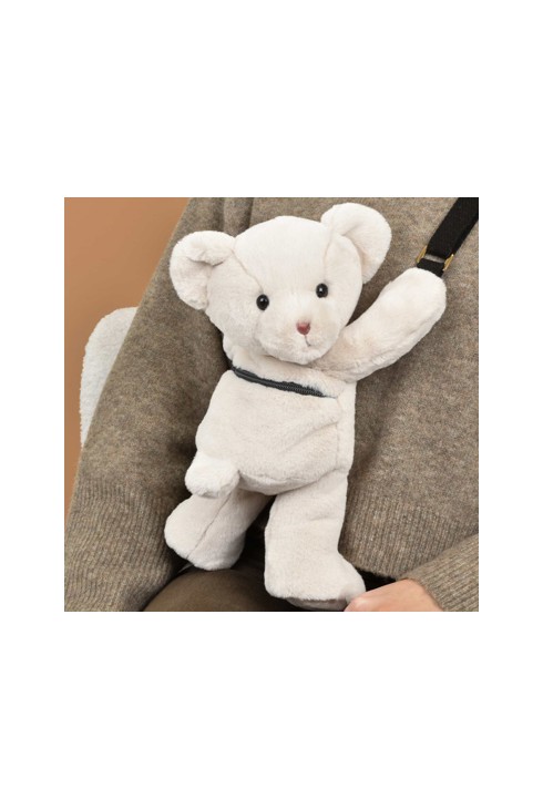 Sac nounours ivoire 2