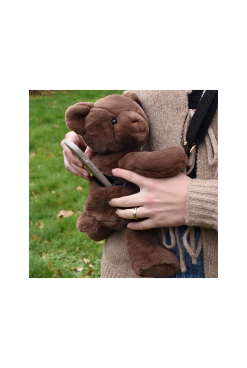 Sac nounours marron glacé 2