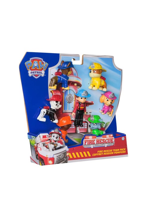 Multipack de 7 figurines Fire Rescue La Pat' Patrouille, Spin Master 2