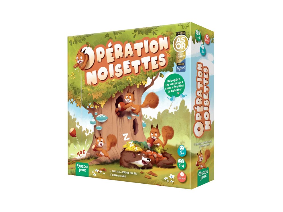 Jeu de société - Opération noisettes, Auzou 1