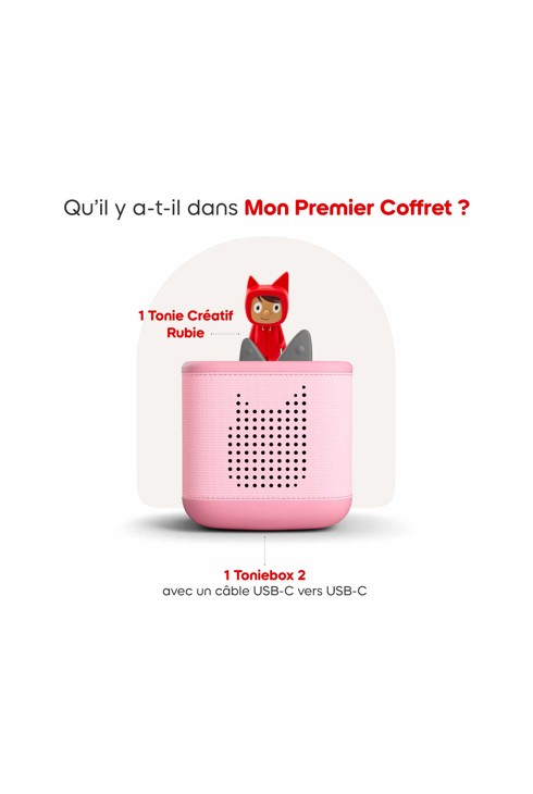 Mon premier coffret Toniebox 2 rose fleur 2