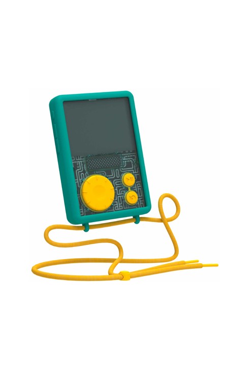 FLAM, baladeur interactif avec sa coque de protection verte 2