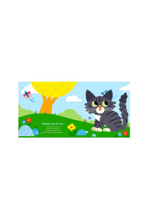Livre imagier sonore, Le chat en comptines 2