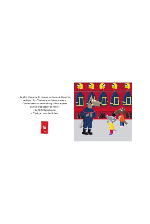 Livre P'tit Loup veut devenir pompier 2