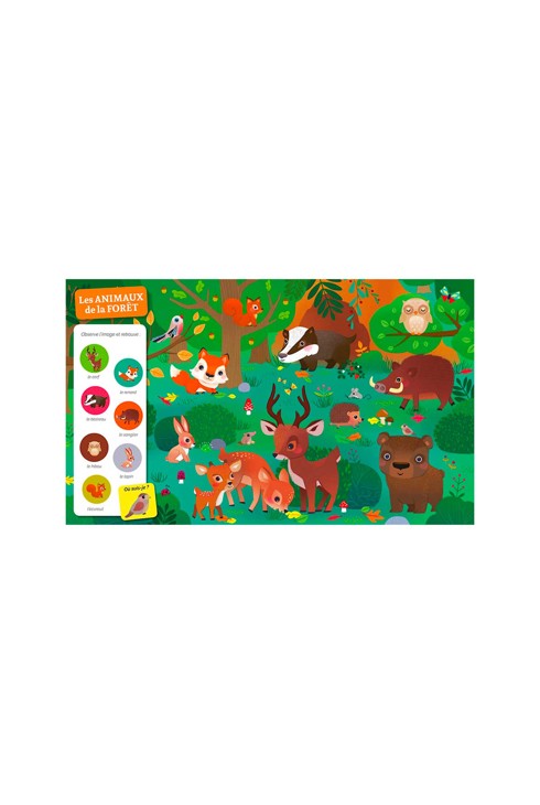 Livre Cherche et trouve des tout-petits, Chez les animaux 2