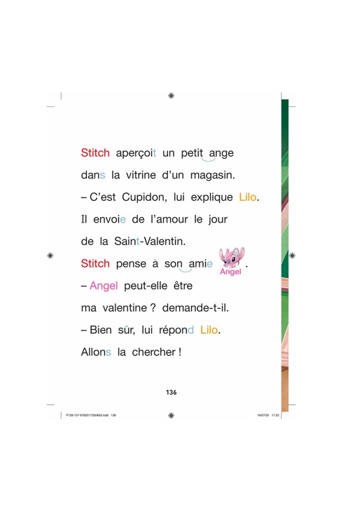 Livre J'apprends à lire avec Stitch, 5 histoires CP 2