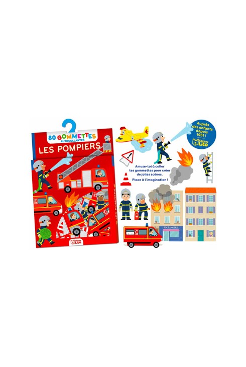Pochette Les gommettes pompiers 2
