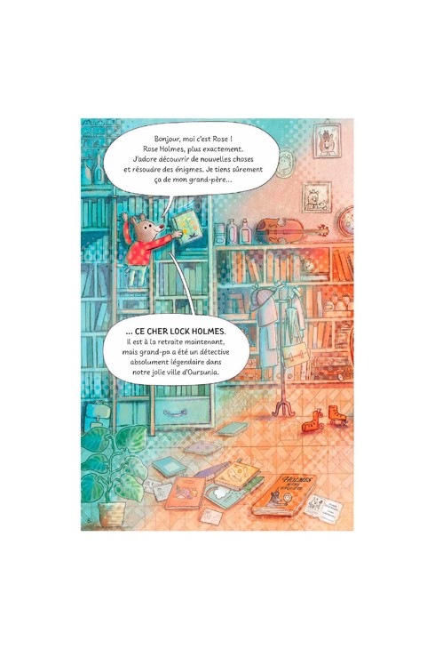 Livre Une aventure de Rose et Lock Holmes, T01 Le mystère de la fleur centenaire 2