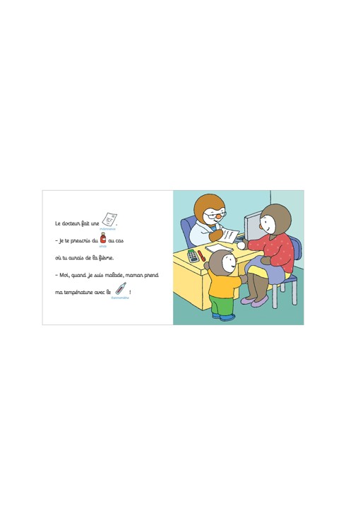 Livre T'choupi chez le docteur - Nathan Jeunesse 2