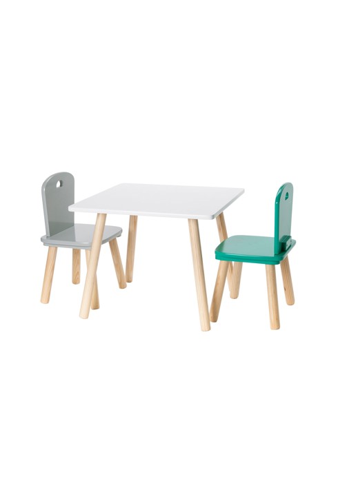 Chaise maternelle naturelle grise Oxybul 2