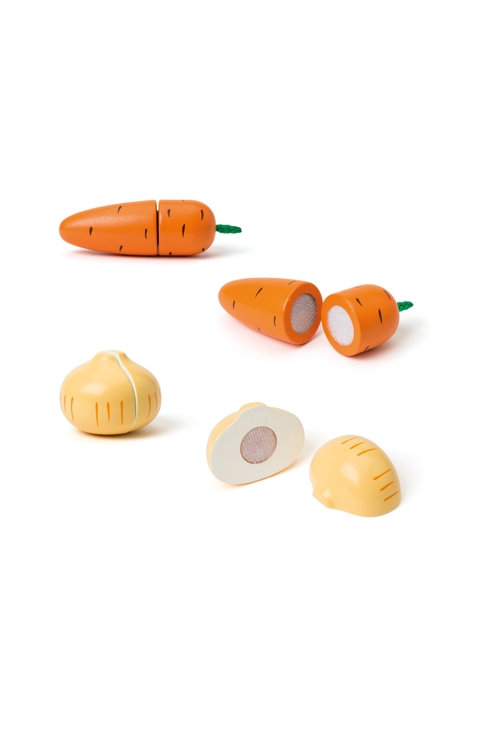 Set de 6 légumes en bois à découper Oxybul 2