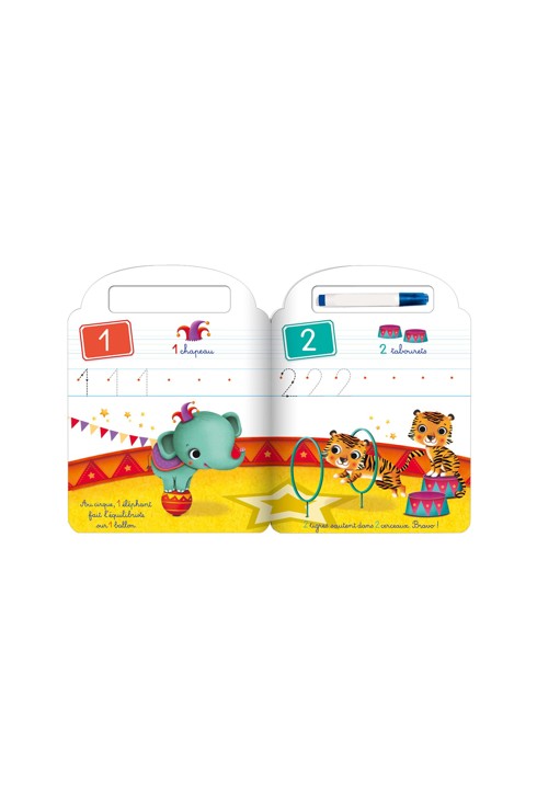 Livre effaçable J'écris les chiffres - Lito 2