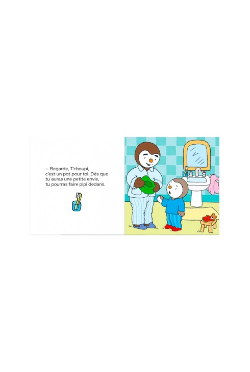 Livre T'choupi va sur le pot - Nathan Jeunesse 2