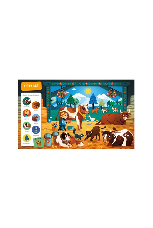 Livre Cherche et trouve des tout-petits à la ferme - Auzou 2
