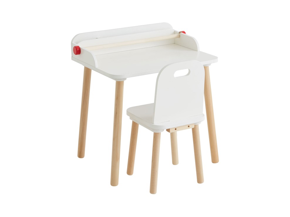 Chaise blanche maternelle pour bureau Oxybul 2