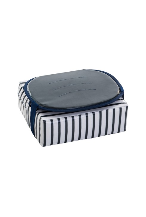 Rehausseur de chaise Easy Up rayé bleu Babytolove 2