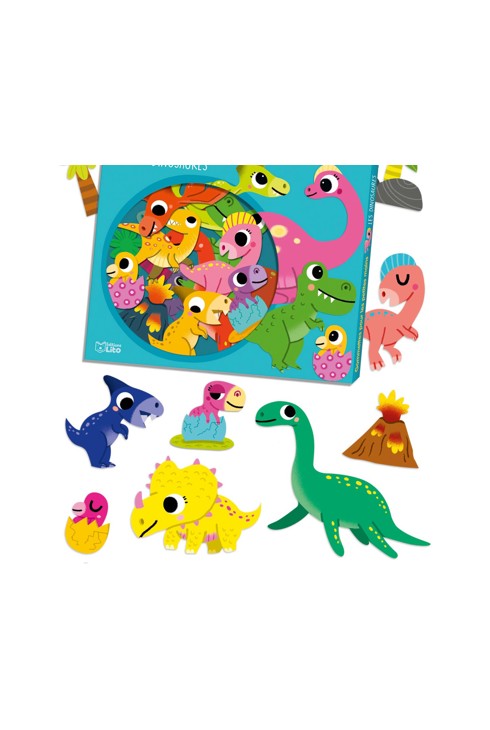 50 gommettes bébés dinosaures - Lito 2
